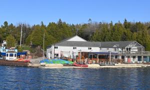 A scenic view of the waterfront of Tobermory, Ontario, which is a tourist destination on Georgian Bay. Recreation. Gord McNulty